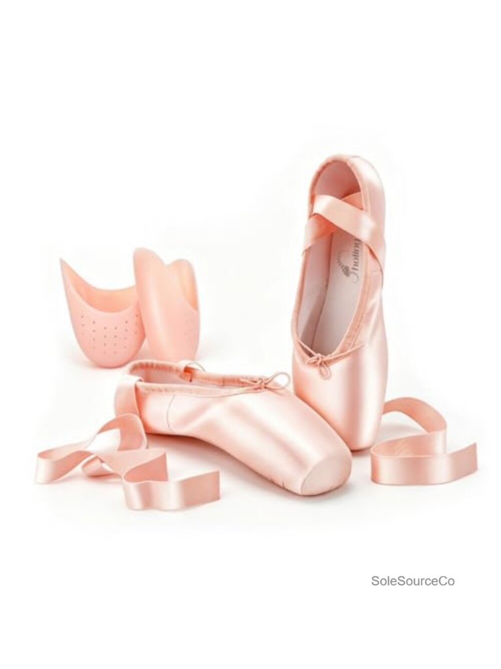 Professional Pointe Shoes for Girls with Toe Pads Ballet Dance Slippers
